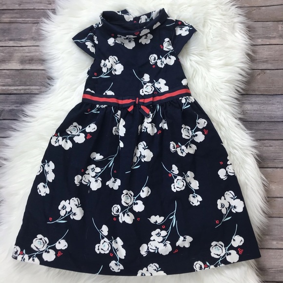 Janie and Jack Other - Janie and Jack Floral Pattern Dress Navy Blue 6